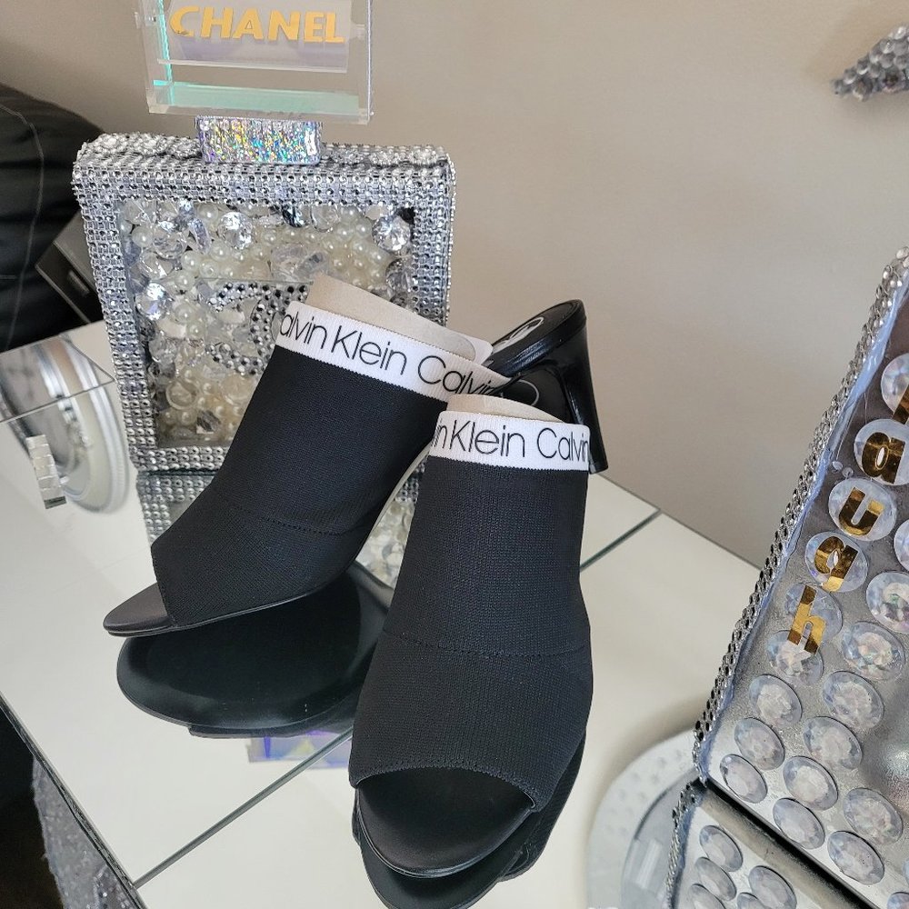 Sexy Black Sling Back Shoe -NEW